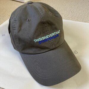 thisisneverthat WR CPT-Logo Baseball Adjustable Hat Cap Gray